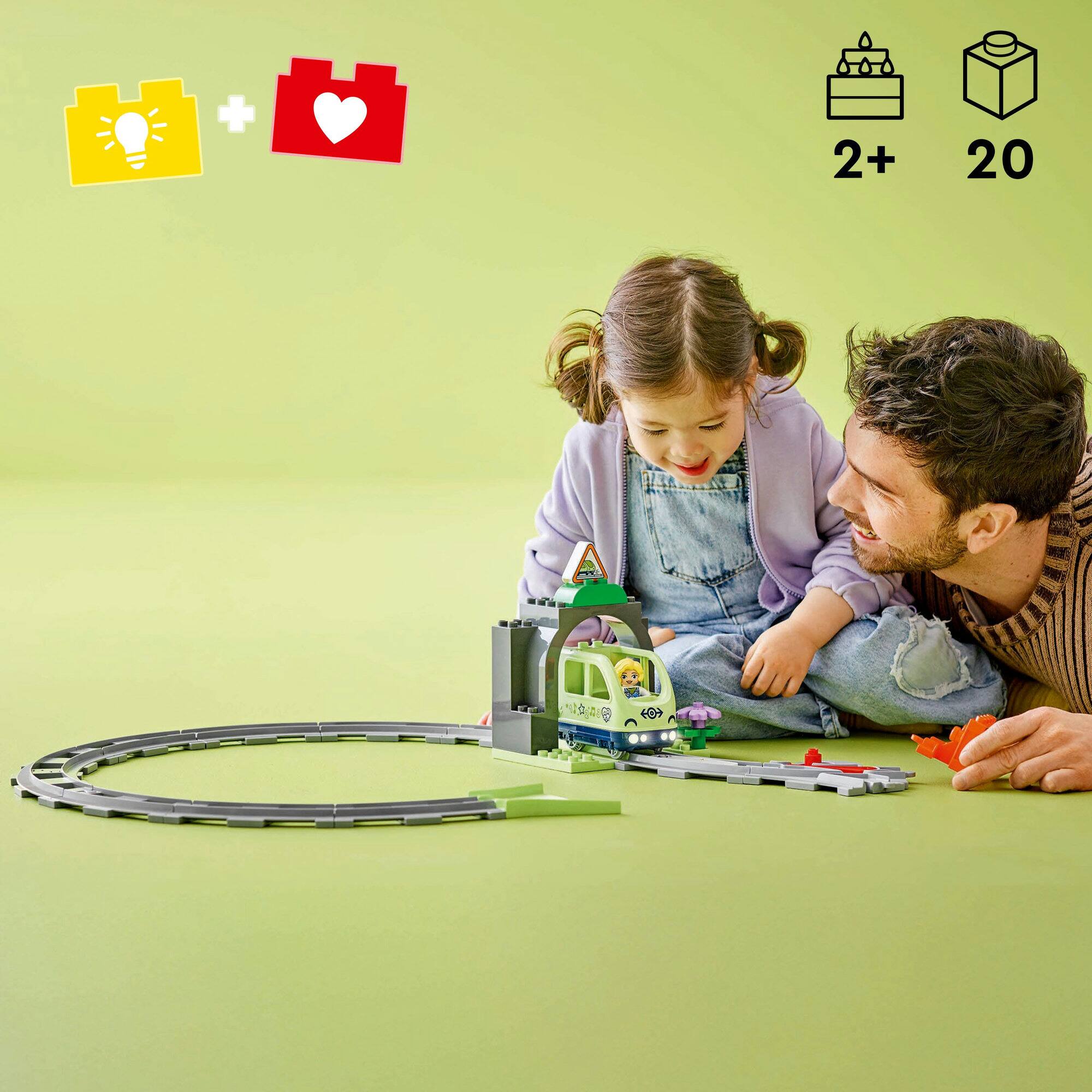 LEGO® DUPLO® Town Train Tunnel and Tracks Expansion Set 10425